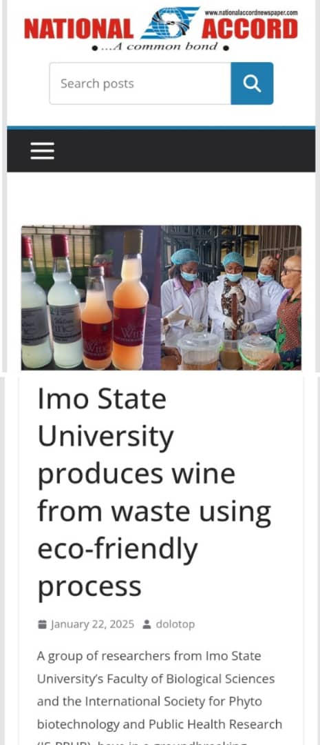 Imo State University Research